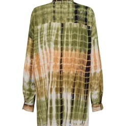 Liberté dame skjorte FREJA - ARMY BROWN TIE DYE