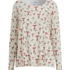 Liberté dame top ALMA - 9504 - RED BOW CREME