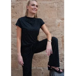 LIBERTÉ dame top ALMA - BLACK SIMILI