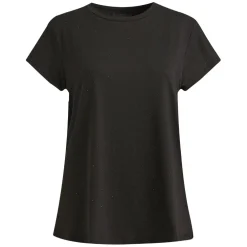 Liberté dame t-shirt 9581 ALMA - BLACK BLACK SIMILI