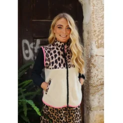 LIBERTÉ dame vest TEDDY 22173 - BIG LUX LEO