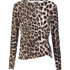 LIBERTE dame bluse ALMA TWIST - BIG LUX LEO FOSSIL