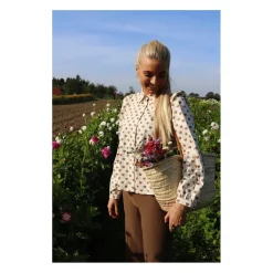 LIBERTE dame bluse FLORA - BROWN HEART