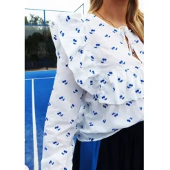 LIBERTE dame bluse HEATHER 22165 - WHITE BLUE CHERRY