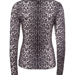 LIBERTE dame bluse LOTUS - Grey Black Leo