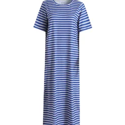 Liberte dame kjole Alma 9562. - STRIPE IVORY COBOLT