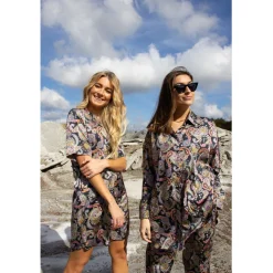 Liberte dame skjorte My - Black Paisley