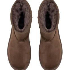 Lina dame bamsestøvle 6417 - Brown