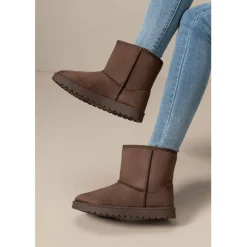 Lina dame bamsestøvle 6417 - Brown