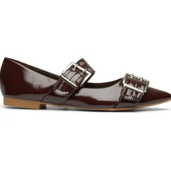 Livia dame ballerina sko 9725 - Brown