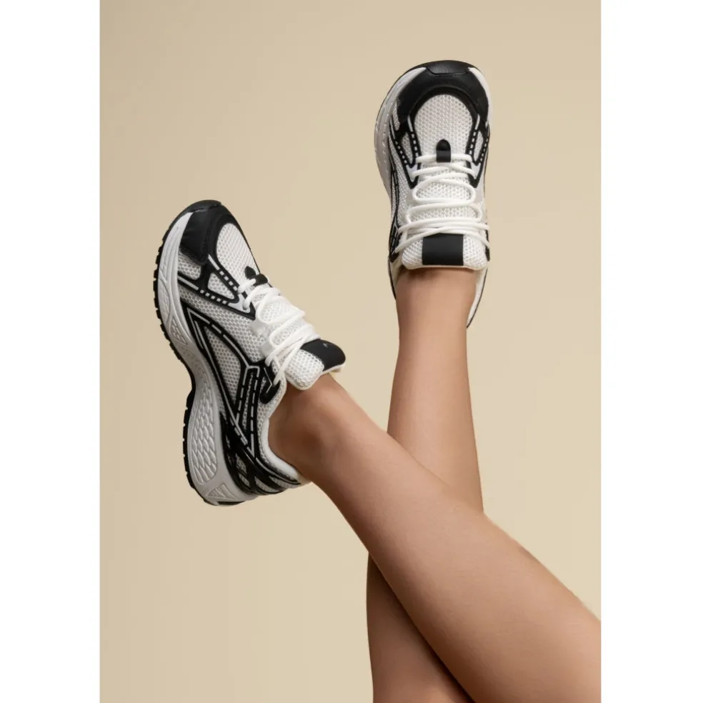 Lucette dame sneakers 1221 - Black