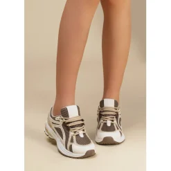 Lucette dame sneakers 1221 - Kaki