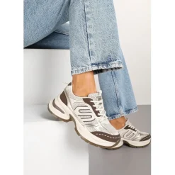 Lucia dame sneakers A-105 - Kaki