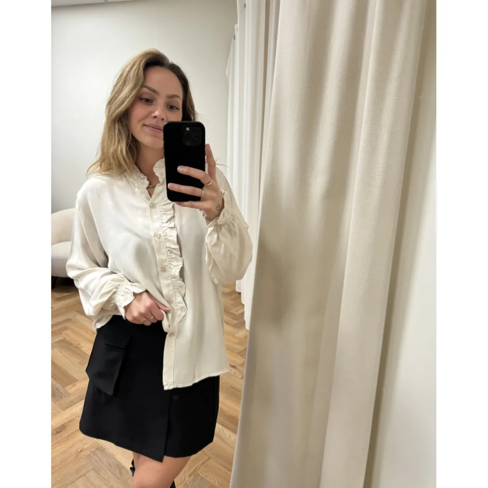 Lululia dame bluse LuEllen 5897 - Sabbia