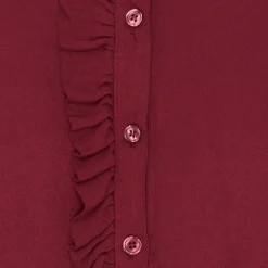 Lululia dame bluse LuEllen 5897 - Bordeaux