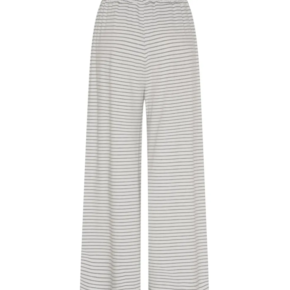 Lululia Dame Bukser LuChloe 62671 - Light Grey/White