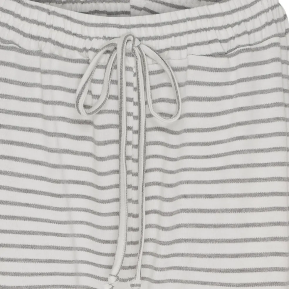 Lululia Dame Bukser LuChloe 62671 - Light Grey/White