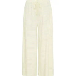 Lululia Dame Bukser LuChloe 62671 - Yellow/White