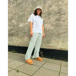 Lululia Dame Bukser LuChloe 62671 - Green/White