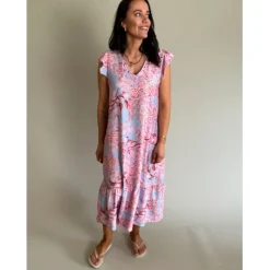 Lululia Dame Kjole LuAlberte 7050 - Celeste6839tpa