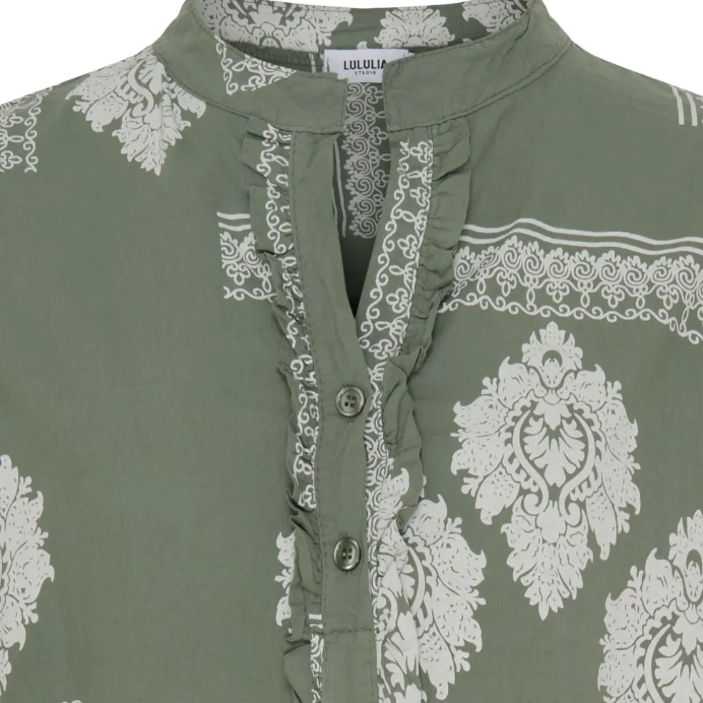 Lululia Dame Kjole LuEva 94198 - Military/Beige