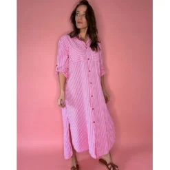 Lululia Dame Kjole LuLiva 1985LU. - Fuxia