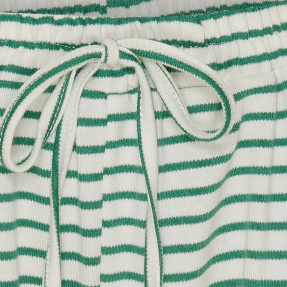 Lululia Dame Shorts LUSELMA 62781 - Green/White