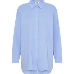 Lululia Dame Skjorte LuVanessa 7178 - Celeste