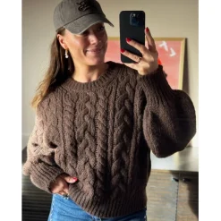 Lululia Dame Strik LuThilde 8187 - DarkBrownZ9008