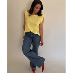 Lululia Dame Top LuTanja 82708 - Giallo3275