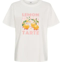 Lululia Dame T-Shirt LuNoor 0588 - Offwhite Lemon