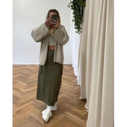 Lululia Studio dame cargo nederdel Lula - Green