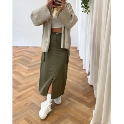 Lululia Studio dame cargo nederdel Lula - Green