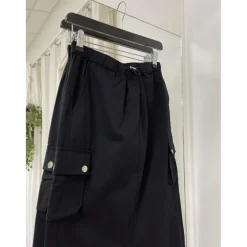 Lululia Studio dame cargo nederdel Lula - Black