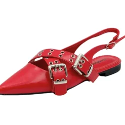 Marlene dame slingback ballerina P-1426 - Red