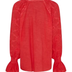 Marta Du Chateau dame bluse MdcBianca - Red Cold Wash