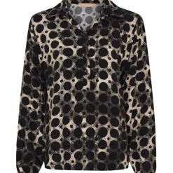 Marta du Chateau dame bluse MdcLilou 6528 - Black386TPU