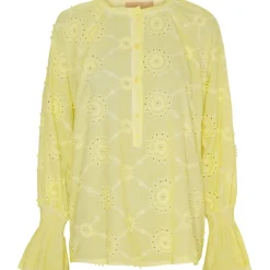 Marta Du Chateau dame bluse MdcBianca - Giallo Cold Wash