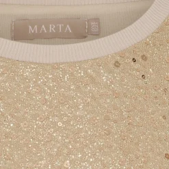 Marta du Chateau dame bluse MdcNynne 7693 - Champagne