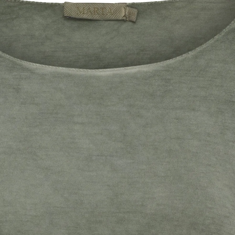 Marta Du Chateau dame bluse 11297 - Military