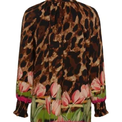 Marta du Chateau dame bluse MdcMelanie 6496 - Marrone3244TPK