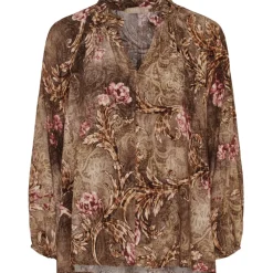 Marta du Chateau dame bluse MdcOctavia 003B - FangoVOH4988