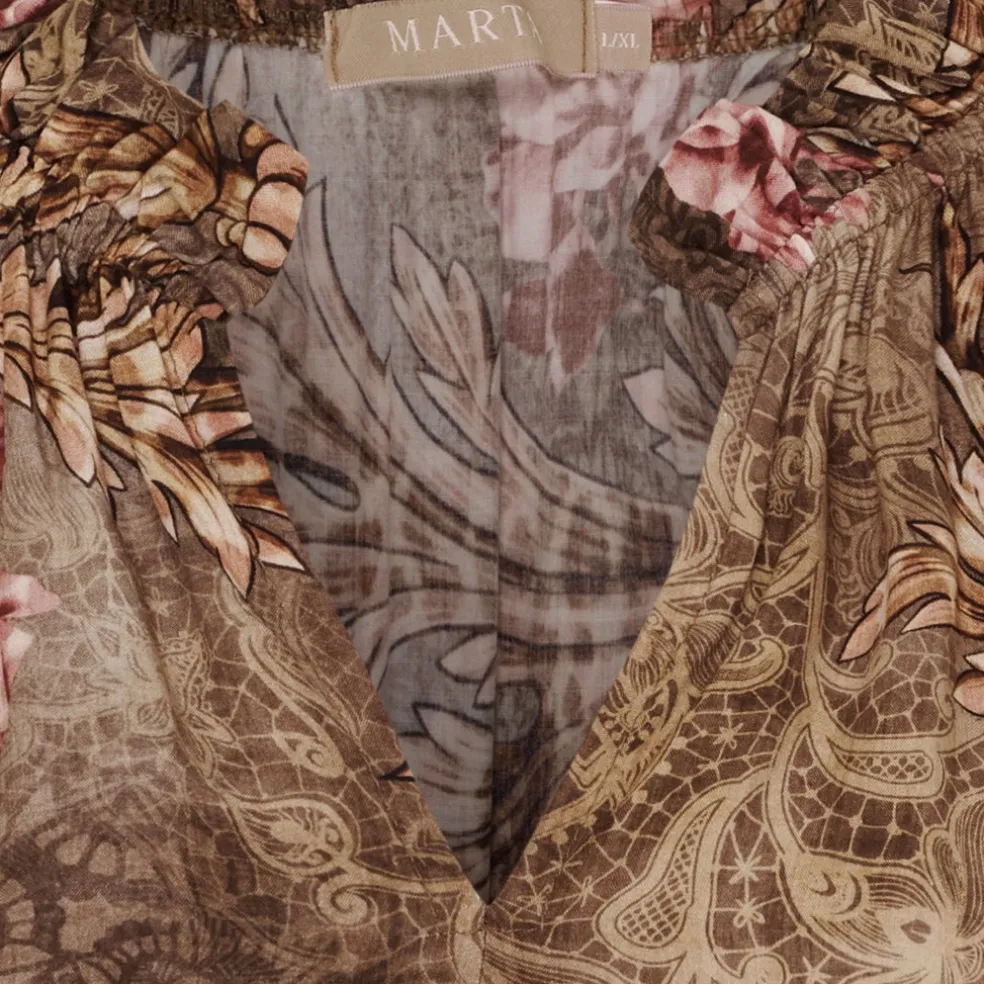 Marta du Chateau dame bluse MdcOctavia 003B - FangoVOH4988