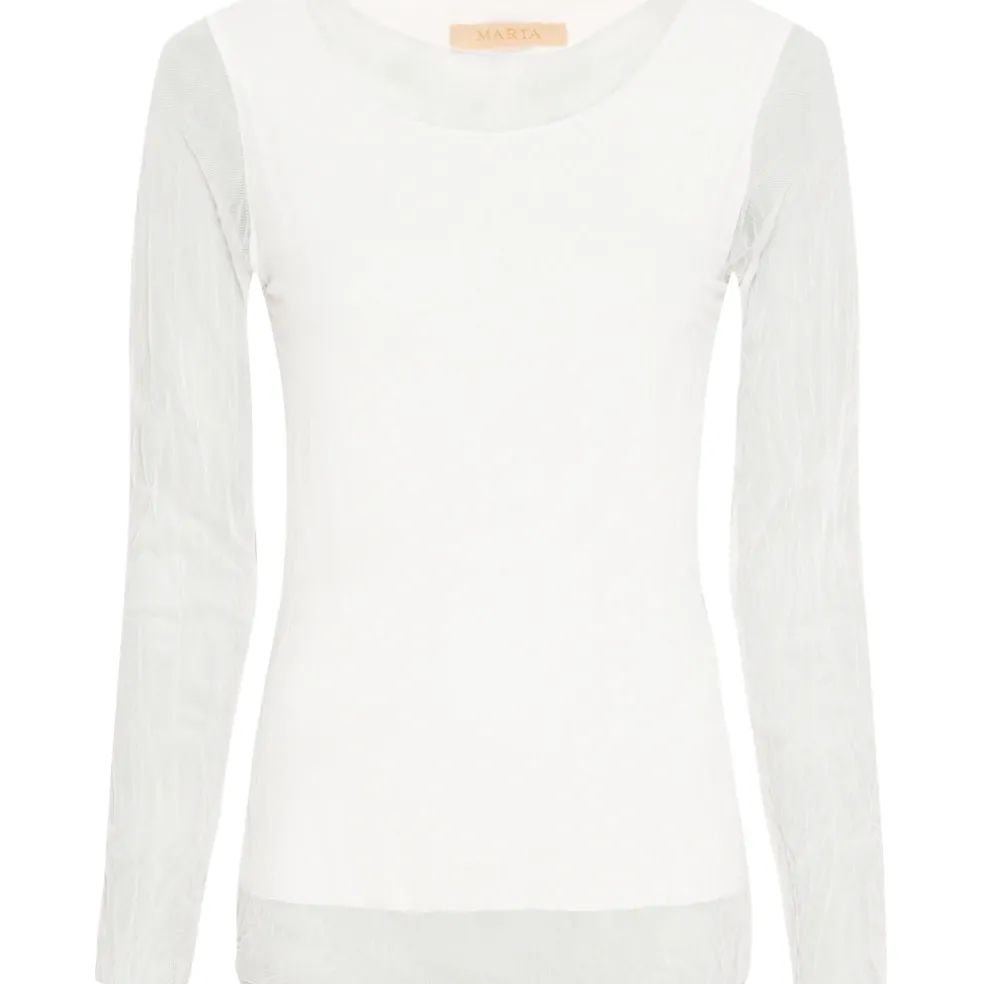 Marta Du Chateau dame bluse 1708 - White