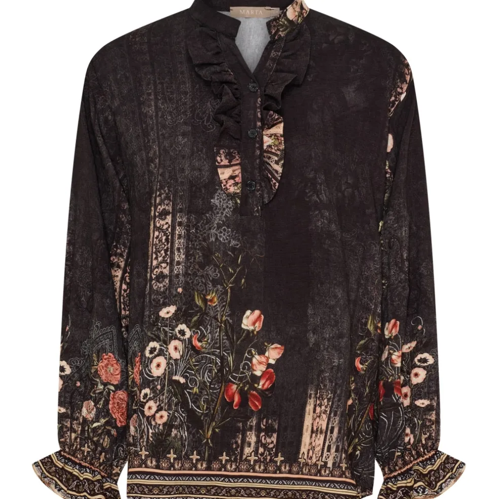 Marta du Chateau dame bluse MdcJoceline 5891 - Nero5295tpg