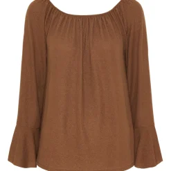 Marta Du Chateau dame bluse mdcAlexandra 6139 - Tabacco