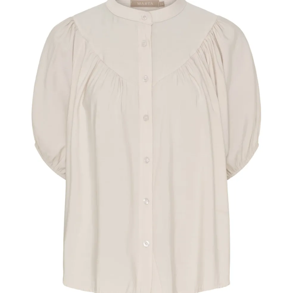 Marta du Chateau dame bluse MdcMelodie 58210 - DarkBeige32