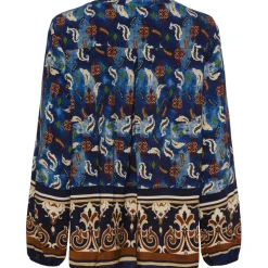 Marta du Chateau dame bluse MdcChristelle 6453 - Bluescuro288tpu