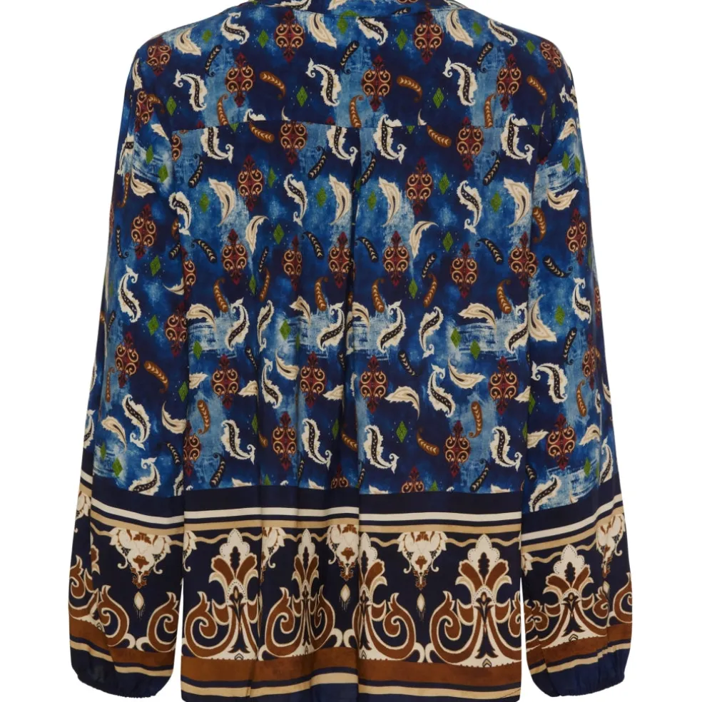 Marta du Chateau dame bluse MdcChristelle 6453 - Bluescuro288tpu