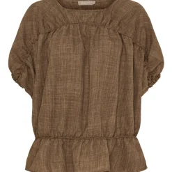 Marta du Chateau dame bluse MdcSaffron 258685 - Brown